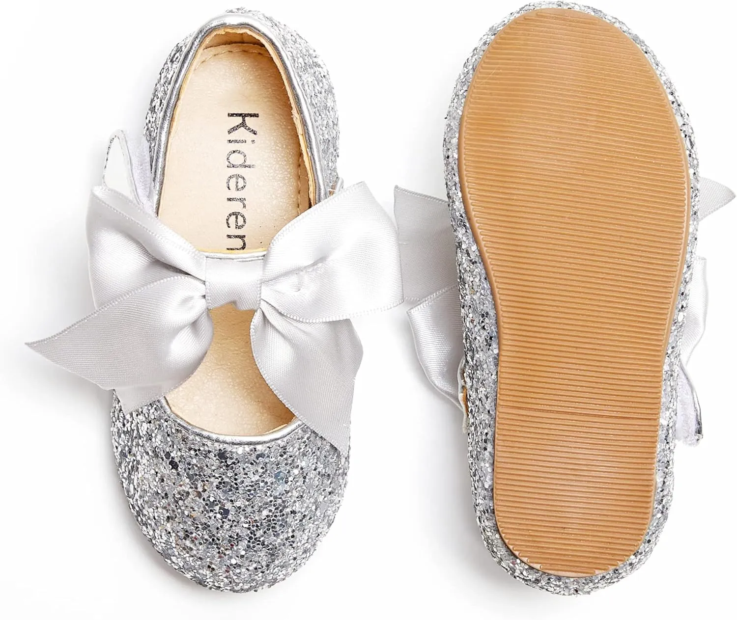 Kiderence Little Toddler Girls Dress Shoes Ballerina Ballet Flats Kids Mary Janes