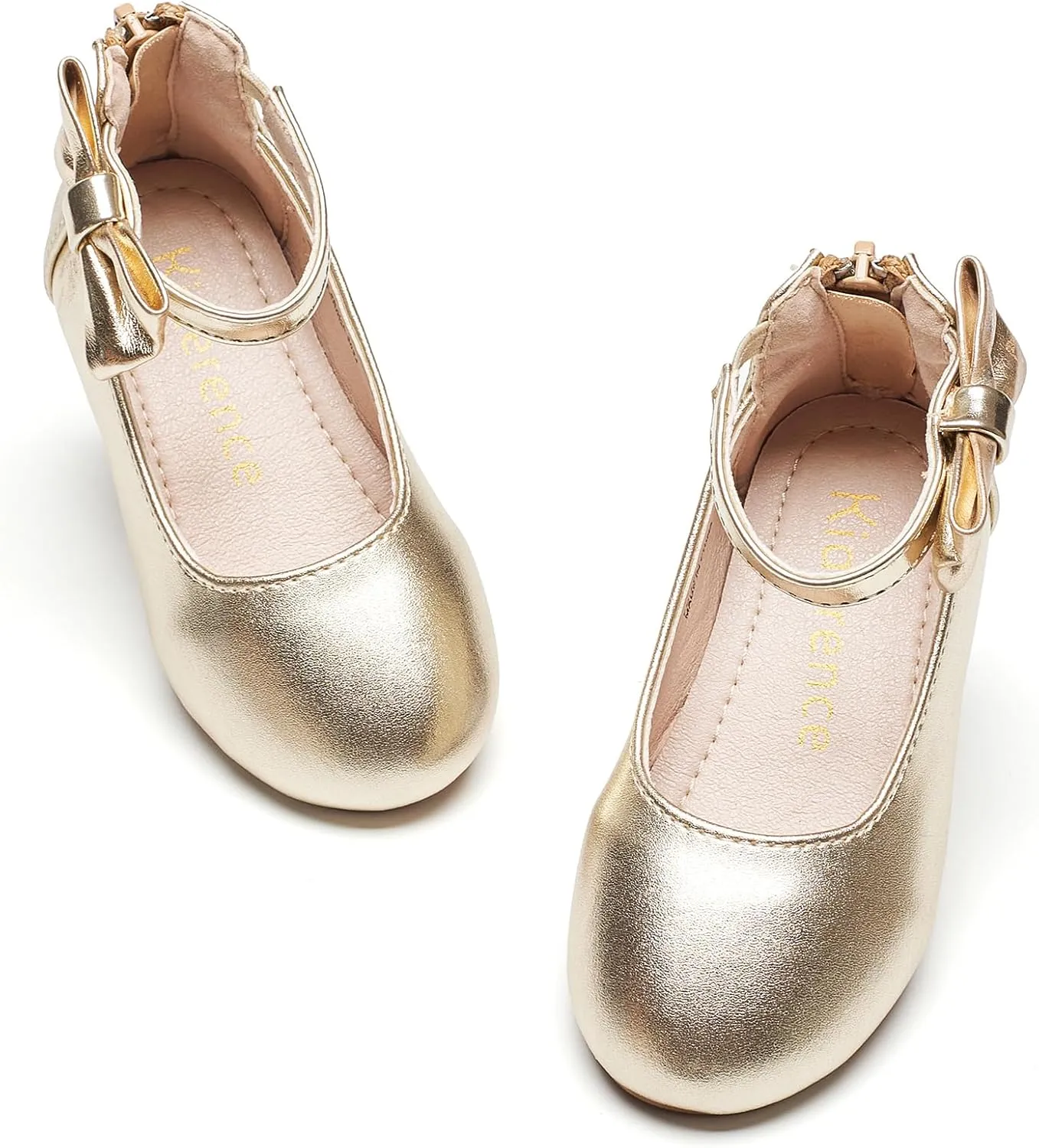 Kiderence Little Toddler Girls Dress Shoes Ballerina Ballet Flats Kids Mary Janes