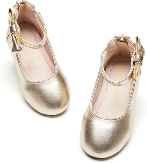 Kiderence Little Toddler Girls Dress Shoes Ballerina Ballet Flats Kids Mary Janes