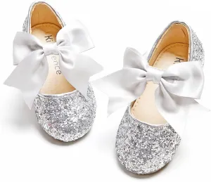 Kiderence Little Toddler Girls Dress Shoes Ballerina Ballet Flats Kids Mary Janes