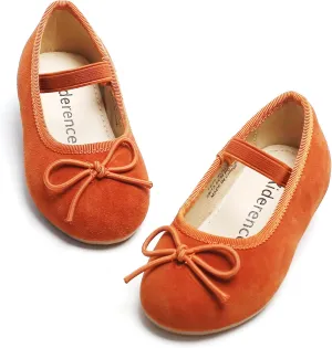 Kiderence Toddler Girls Dress Shoes Little Kids Mary Janes Ballet Flats Toddler