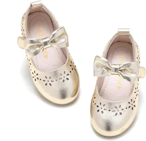 Kiderence Toddler Girls Dress Shoes Little Kids Mary Janes Ballet Flats Toddler