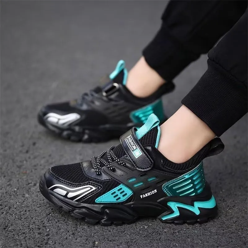 Kids Boy Fashion Comfortable Walking Sneakers for Sport Running Cycling Hiking School