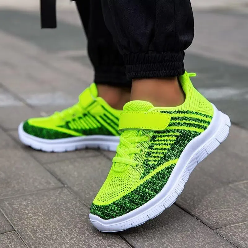 Kids Boy Lightweight Walking Sneakers for Outdoor Sport Running Hiking Cycling