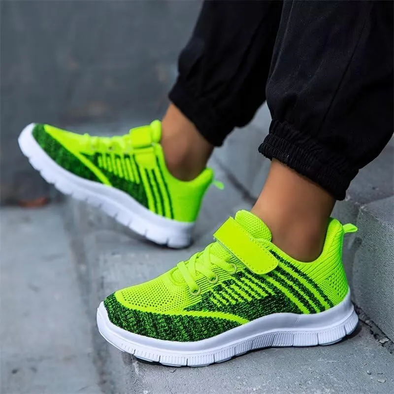 Kids Boy Lightweight Walking Sneakers for Outdoor Sport Running Hiking Cycling