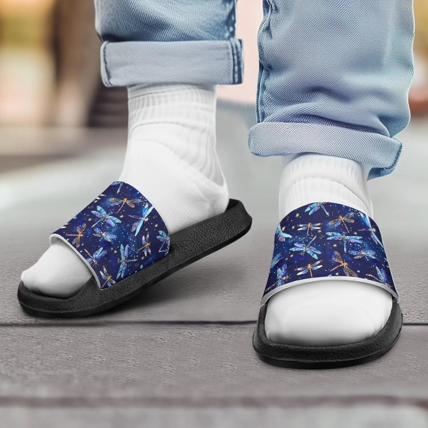 Kids Boys Girls Ball Sports Slides Sandals Comfortable Beach Pool Shower Shoes House Slide Indoor Outdoor