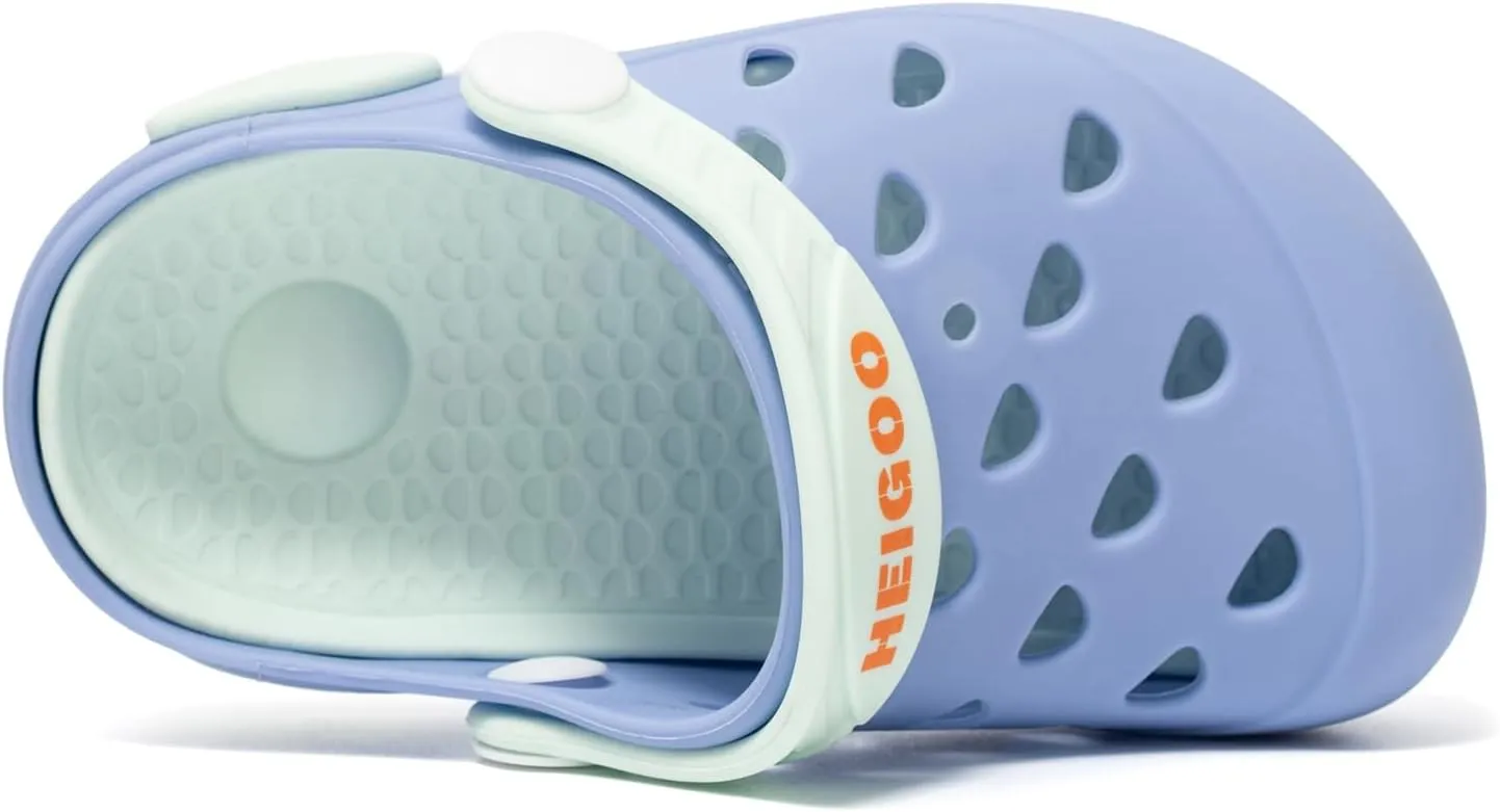 Kids Clogs Toddler Silicone Shoes Blue