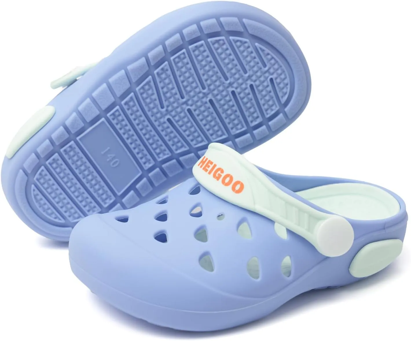 Kids Clogs Toddler Silicone Shoes Blue