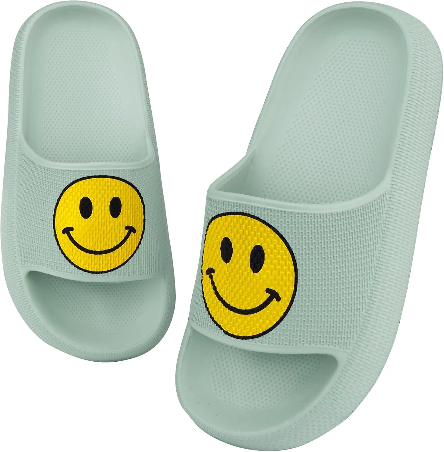 Kids Cloud Slides丨Pillow Sandals for Boys Girls丨Quick Drying Bathroom Shower Sandals丨Summer Beach Pool Slippers| Thick Sole Non-Slip