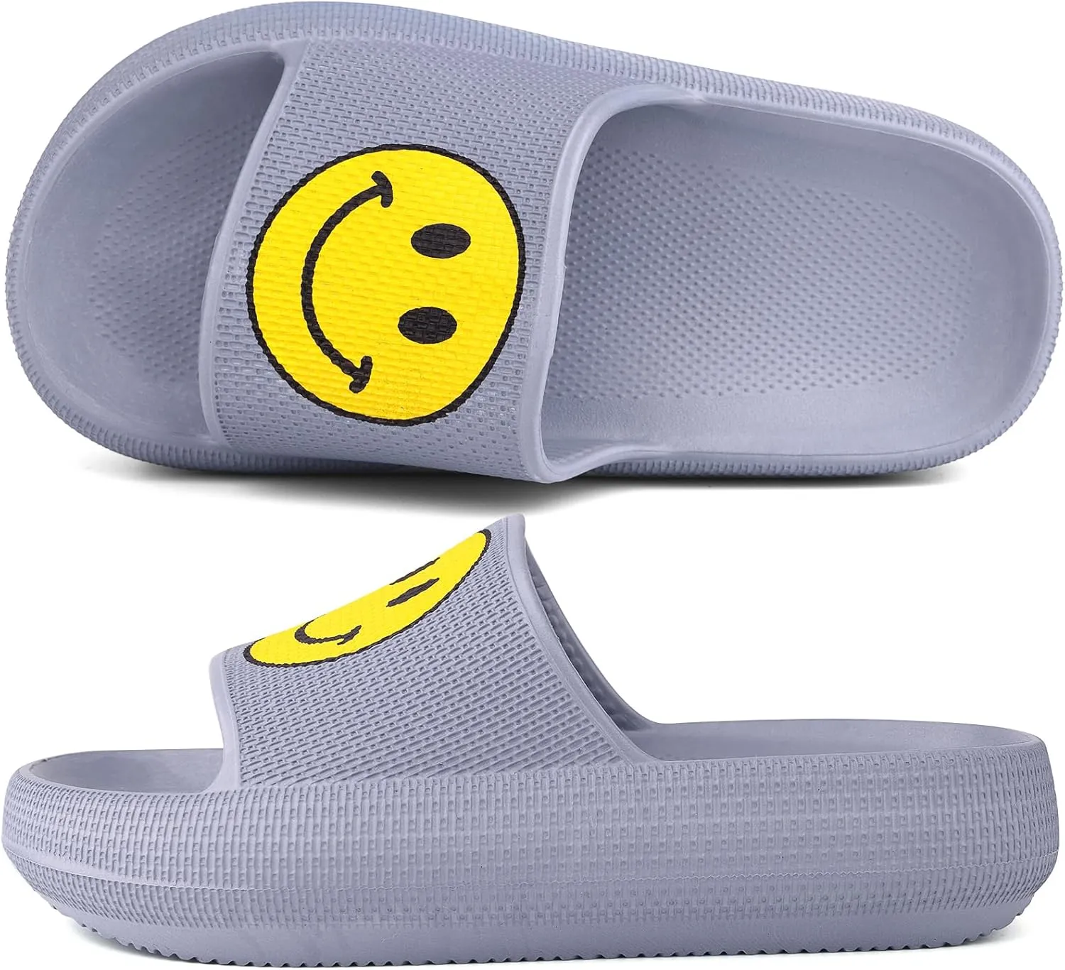 Kids Cloud Slides丨Pillow Sandals for Boys Girls丨Quick Drying Bathroom Shower Sandals丨Summer Beach Pool Slippers| Thick Sole Non-Slip