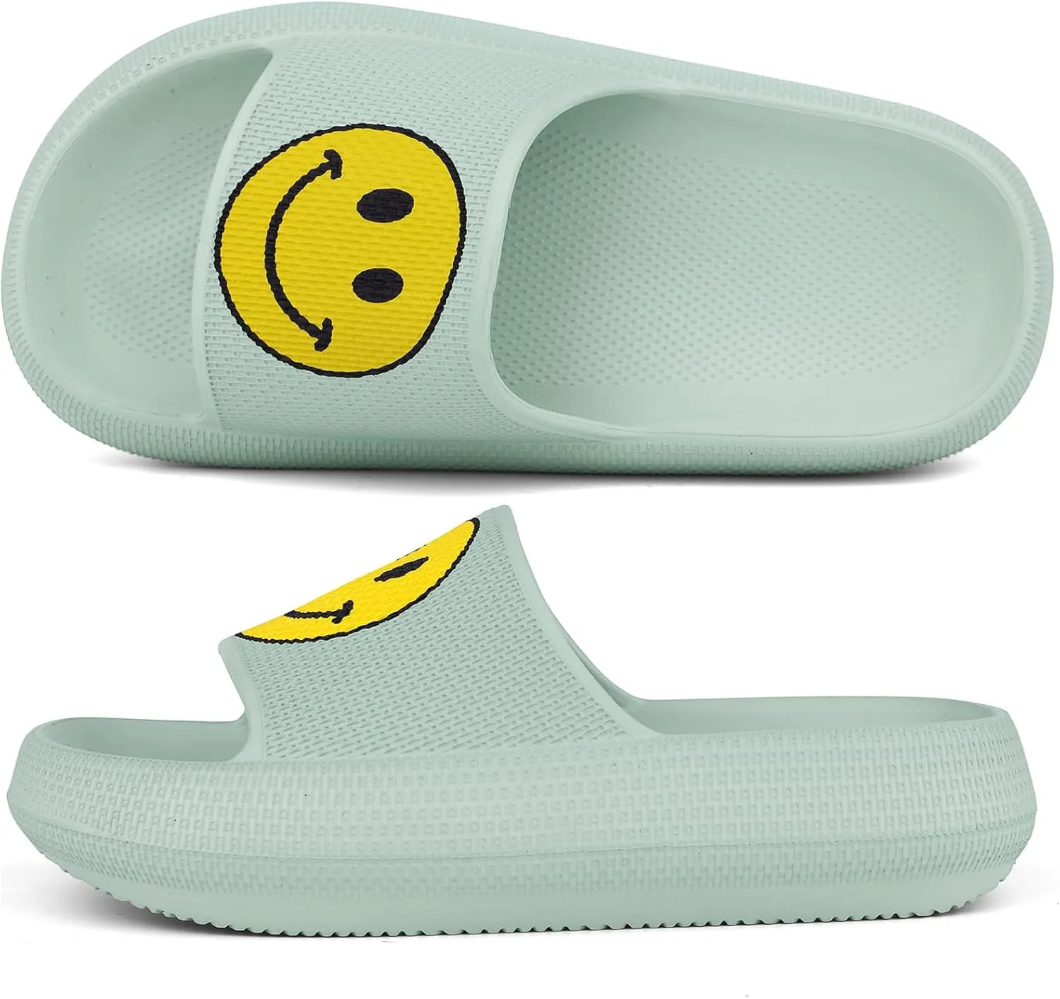 Kids Cloud Slides丨Pillow Sandals for Boys Girls丨Quick Drying Bathroom Shower Sandals丨Summer Beach Pool Slippers| Thick Sole Non-Slip