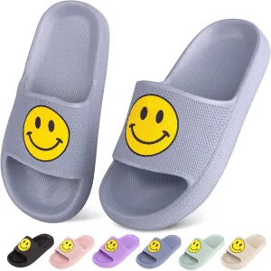 Kids Cloud Slides丨Pillow Sandals for Boys Girls丨Quick Drying Bathroom Shower Sandals丨Summer Beach Pool Slippers| Thick Sole Non-Slip