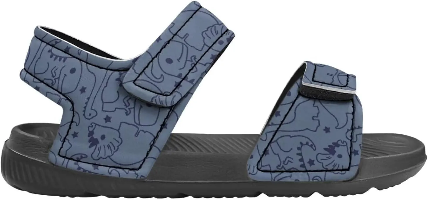 Kids' Easy-On Sandals for Boys - Hook and Loop, Open Toe, Non-slip, for, School, Parties, Weekend Wear