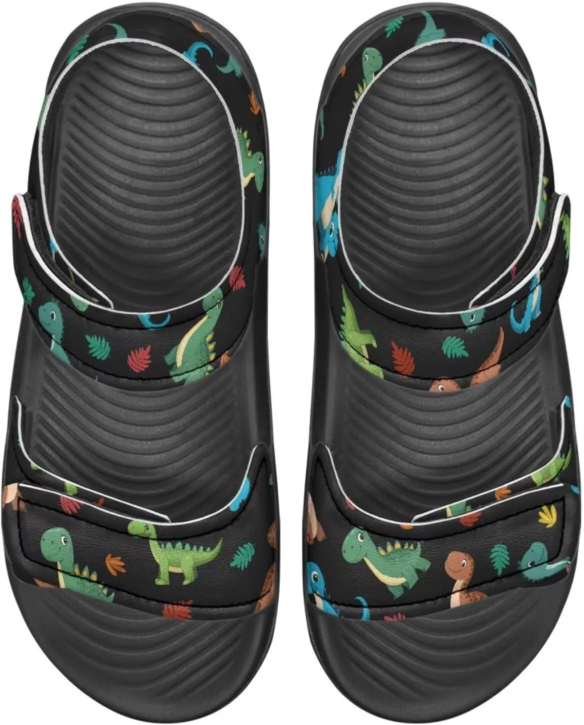 Kids' Easy-On Sandals for Boys - Hook and Loop, Open Toe, Non-slip, for, School, Parties, Weekend Wear