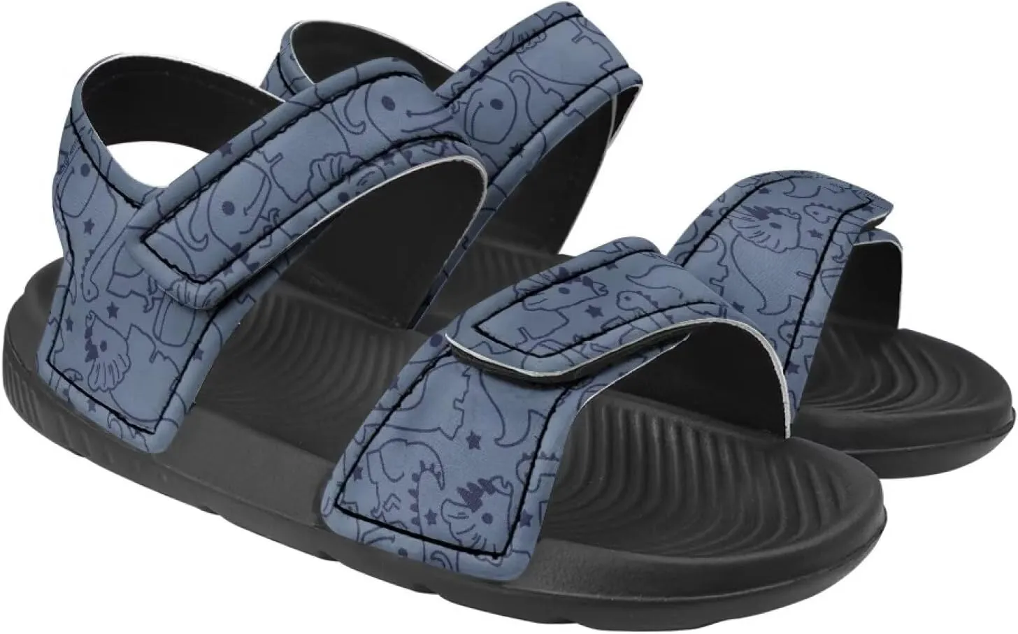 Kids' Easy-On Sandals for Boys - Hook and Loop, Open Toe, Non-slip, for, School, Parties, Weekend Wear