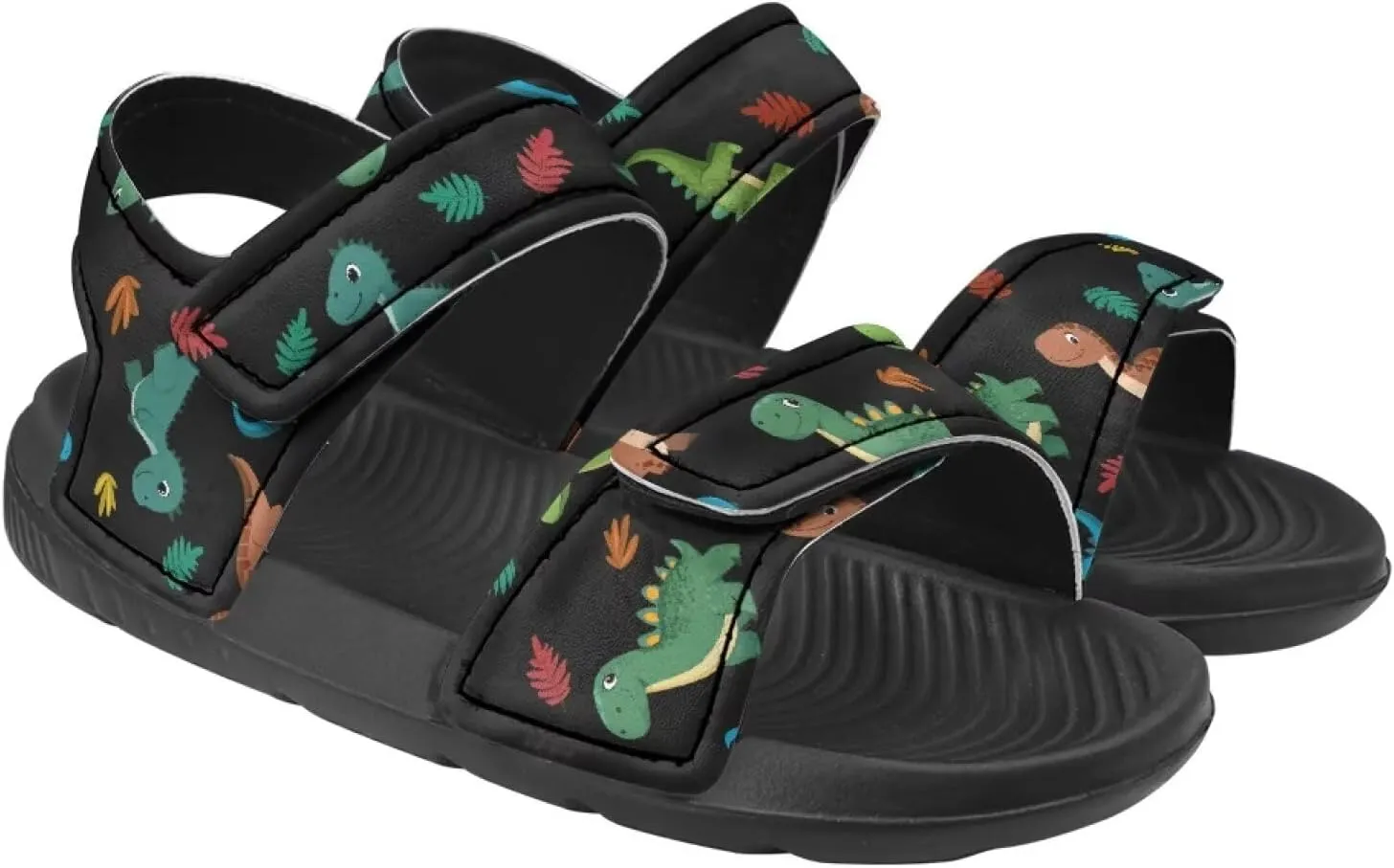 Kids' Easy-On Sandals for Boys - Hook and Loop, Open Toe, Non-slip, for, School, Parties, Weekend Wear