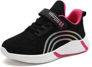 Kids Girl Solid Breathable Sport Shoes for Outdoor School Running Walking
