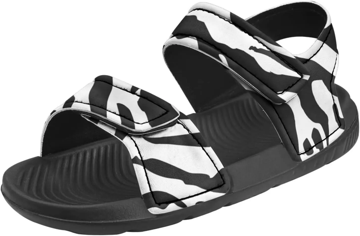 Kids Sandals Summer Non-slip Open Toe Slippers Double Buckle Toddler Two Strapped Teens Casual Athletic Summer Shoe