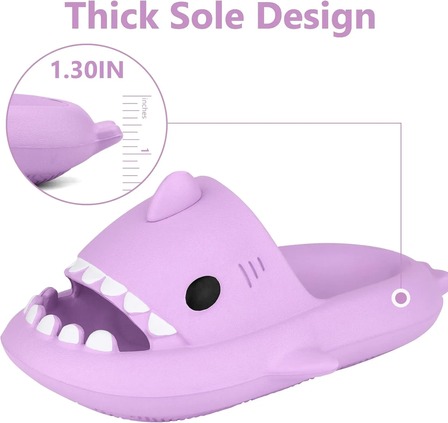 Kids Shark Cloud Slides | Toddler Boys Girls Shower Slippers | Boys Girls Cute Cartoon Fish Flip Flops | Beach Pool Home Sandals | Quick Dry Non-Slip