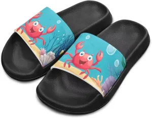 Kids Slides Sandals Non-slip Beach Slides for Girls Boys Waterproof
