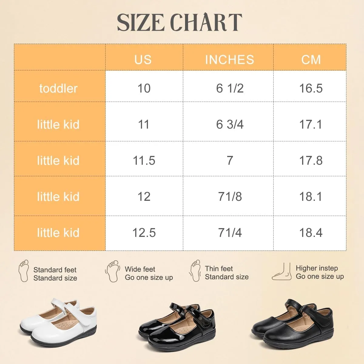 KIDSUN Toddler Girls Dress Shoes Mary Jane Flats Bow Princess Ballerina Wedding Party Back to School Shoes for Kids