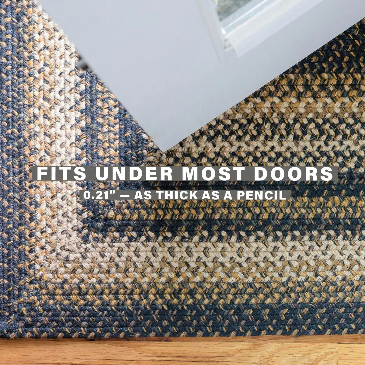 Kilimanjaro Black Braided Jute Rugs