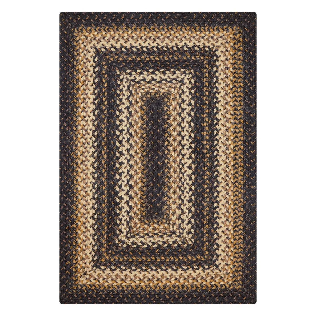 Kilimanjaro Black Braided Jute Rugs