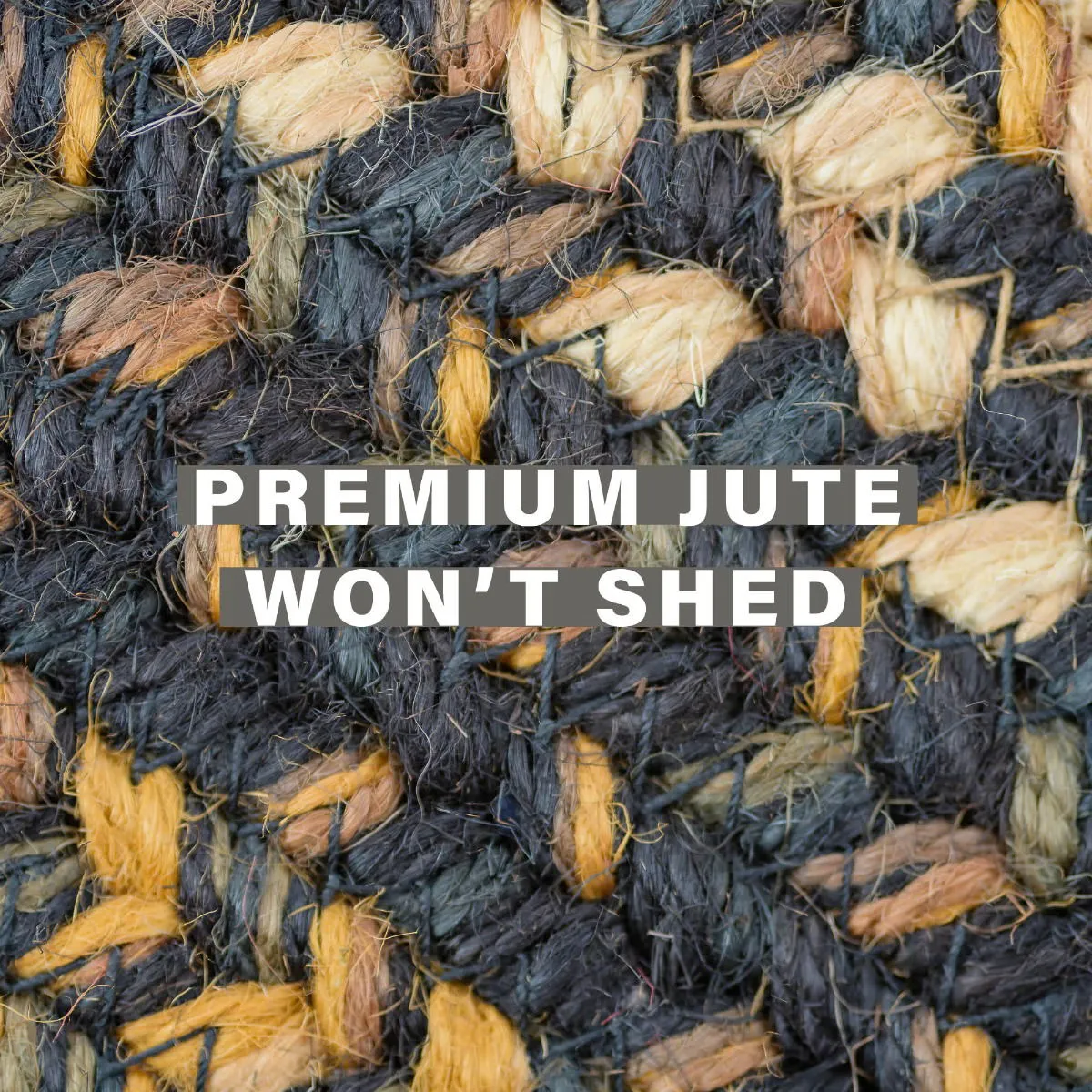 Kilimanjaro Black Braided Jute Rugs