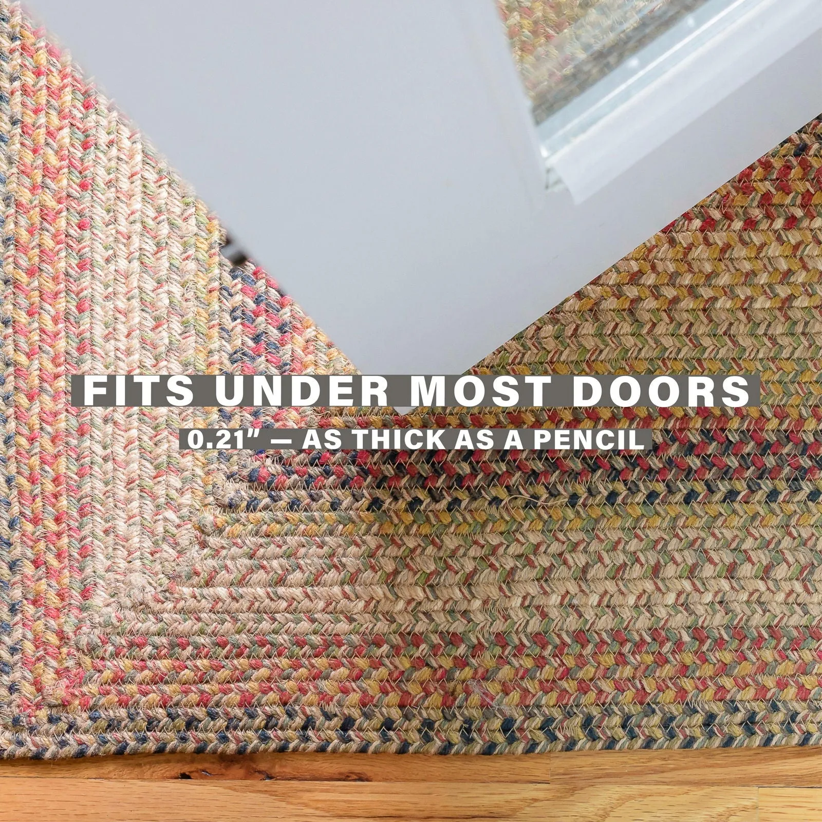 Kingston Multi Color Jute Oval Braided Rugs