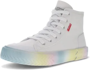 Levi's Women's Casual Sneaker, White/Multi, 6.5