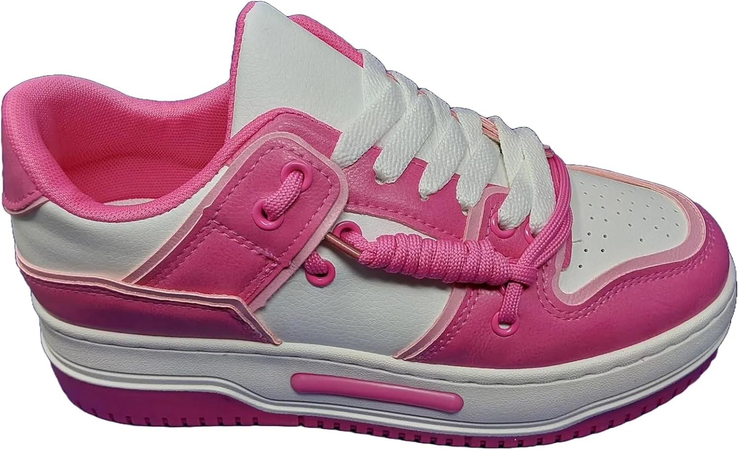 Liliana Women's Low-top Fashion Sneakers, High Platform Comfortable Lace up Casual Shoes Timothy-1