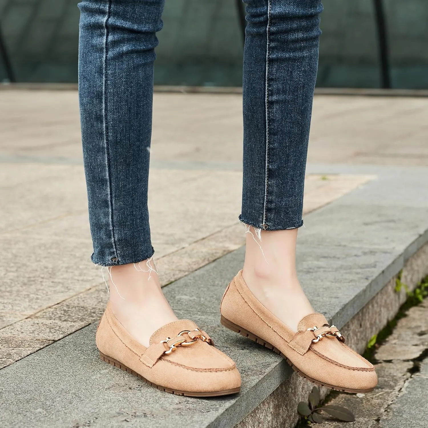 Loafers for Women Business Casual Shoes Comfortable & Lightweight Penny Loafers Slip On Work Flats