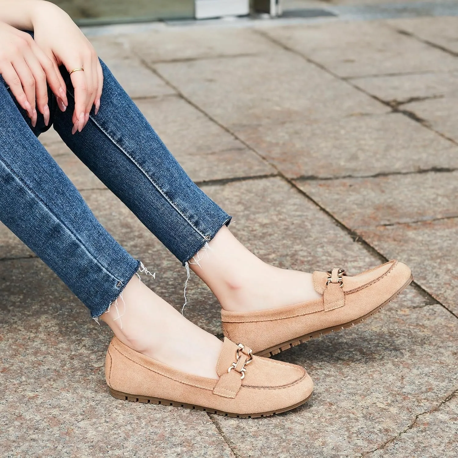 Loafers for Women Business Casual Shoes Comfortable & Lightweight Penny Loafers Slip On Work Flats