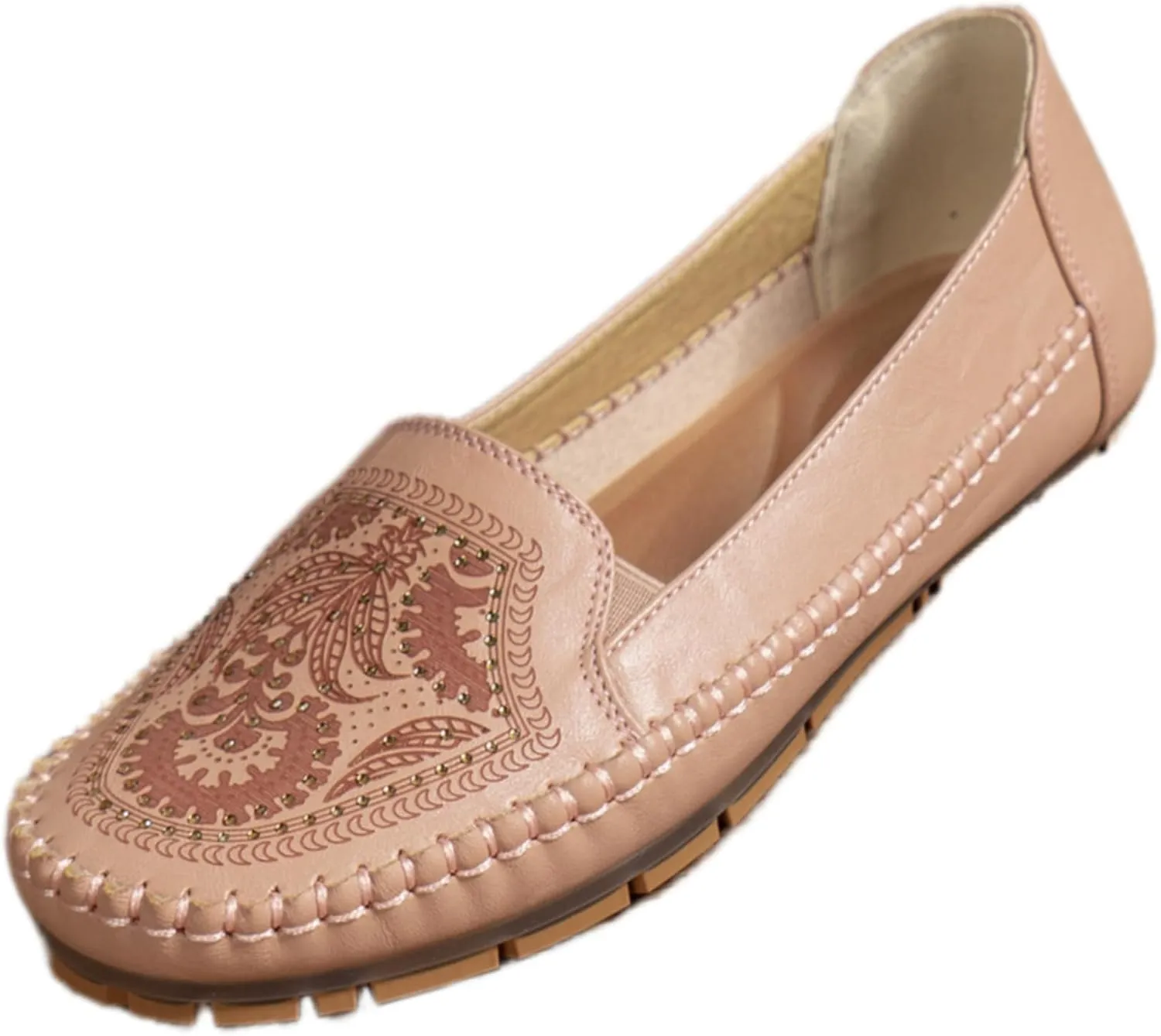Loafers for Women Leather Business Casual Shoes Comfortable Lightweight Penny Loafers Slip On Work Flats Moccasins Driving Boat Shoes