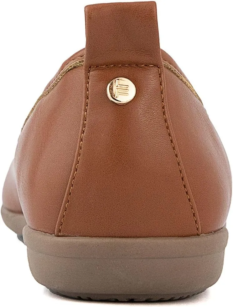 LONDON FOG Womens Baden Ballet Flats Comfortable Everyday Ballet Shoes for Women