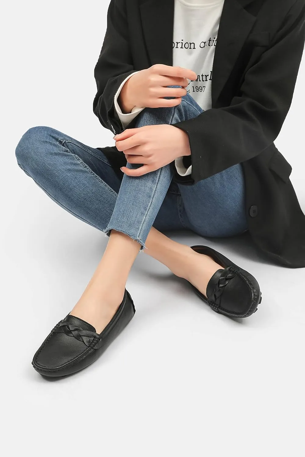 Mary Jane Shoes for Women, Comfortable Low Heel Flat Shoes with Buckle Strap Round Toe, Womens Mary Jane Work Shoes Spring Shoes Retro Wedding Dressy