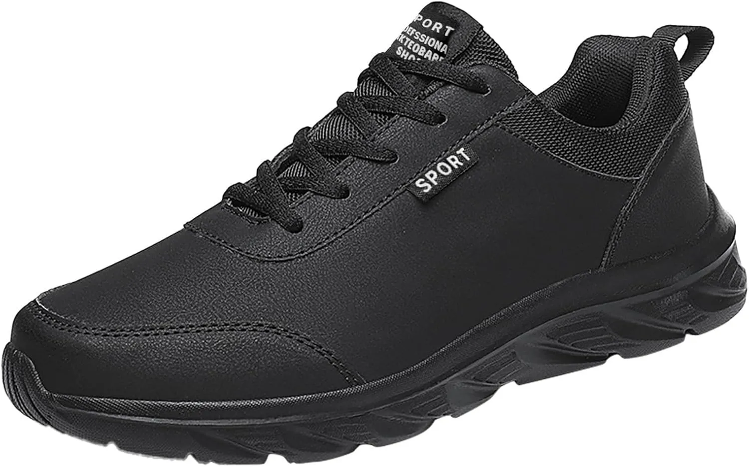 Men Walking Shoes Wide Hiking Shoes Waterproof Outdoor Work Shoes Trails Sneakers Casual Comfortable Trekking Shoes