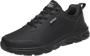 Men Walking Shoes Wide Hiking Shoes Waterproof Outdoor Work Shoes Trails Sneakers Casual Comfortable Trekking Shoes