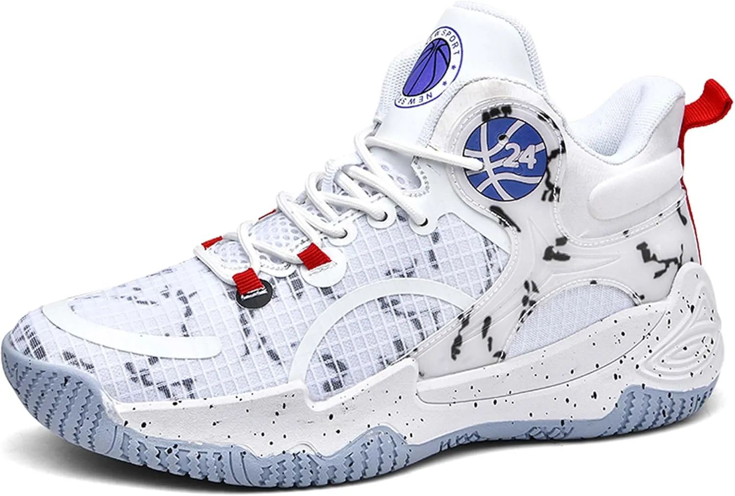 Men's Basketball Shoes Fashion Sneakers Indoor and Outdoor Non-Slip Breathable Training Match Shoes Women's Tennis Running Outdoor Shoes