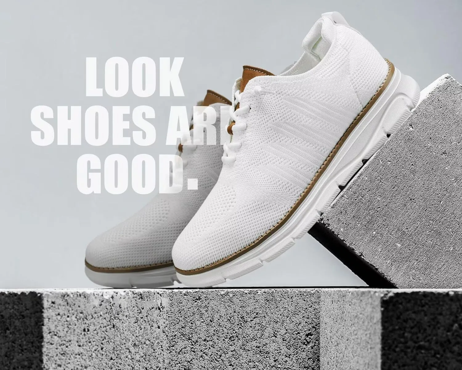 Mens Casual Oxfords Shoes Mesh Slip On Fashion Walking Dress Sneakers Work Lightweight Breathable Soft Sole