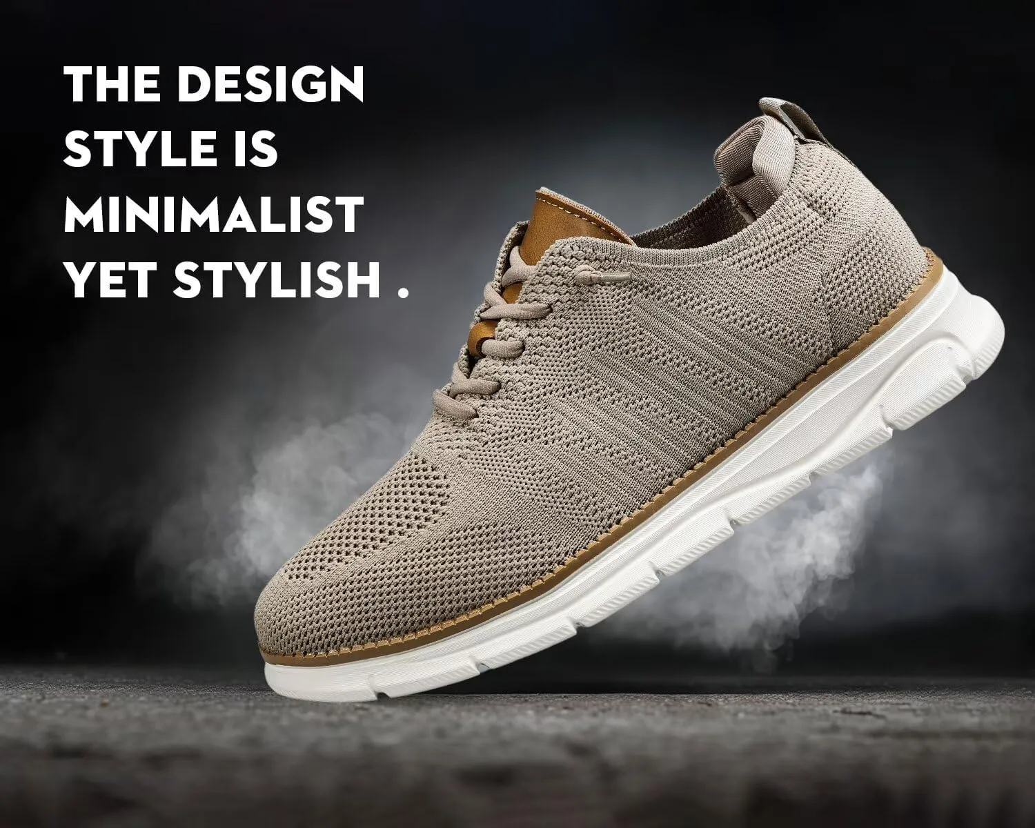 Mens Casual Oxfords Shoes Mesh Slip On Fashion Walking Dress Sneakers Work Lightweight Breathable Soft Sole