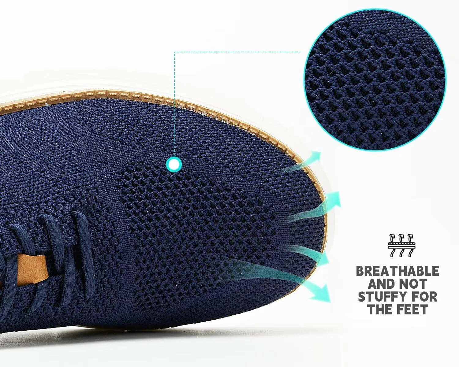 Mens Casual Oxfords Shoes Mesh Slip On Fashion Walking Dress Sneakers Work Lightweight Breathable Soft Sole