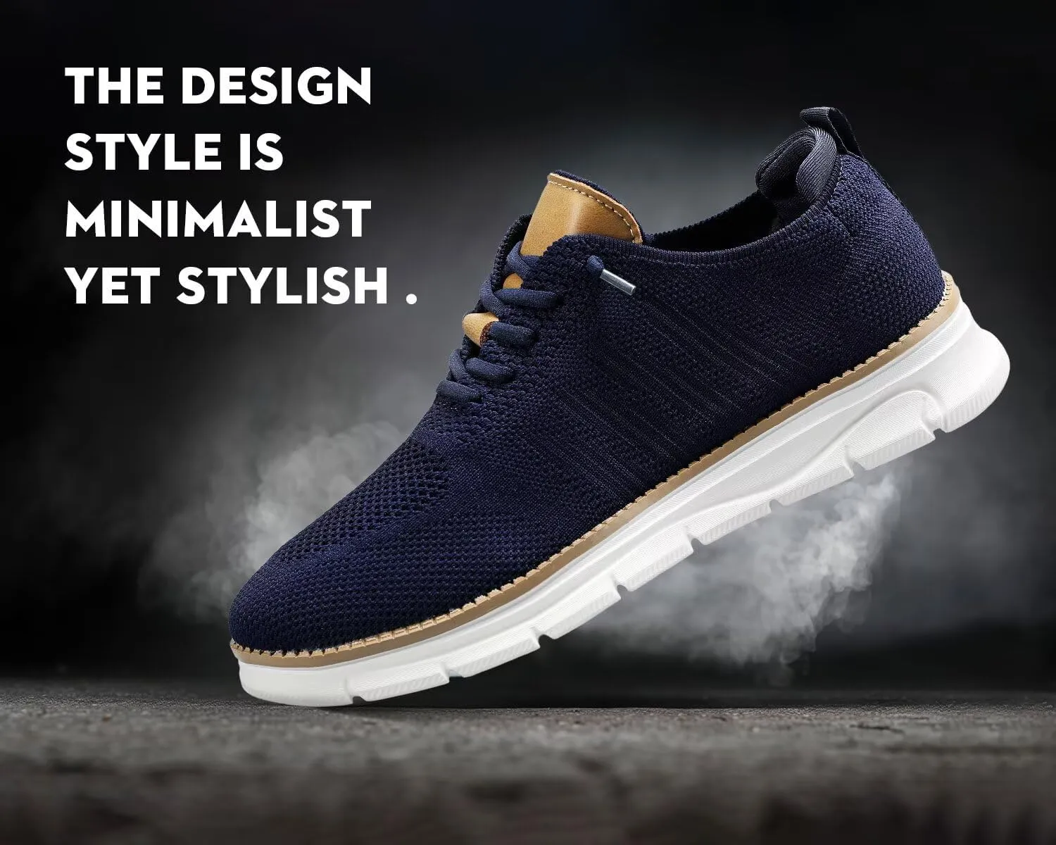 Mens Casual Oxfords Shoes Mesh Slip On Fashion Walking Dress Sneakers Work Lightweight Breathable Soft Sole