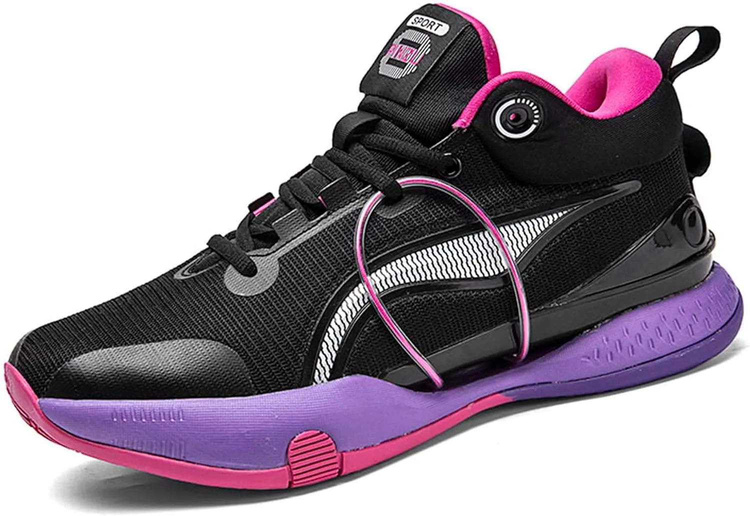 Men's Fashion Basketball Shoes Youth Indoor or Outdoor Professional Competition Training Sneakers Women's Anti-Slip Jogging Tennis Sneakers