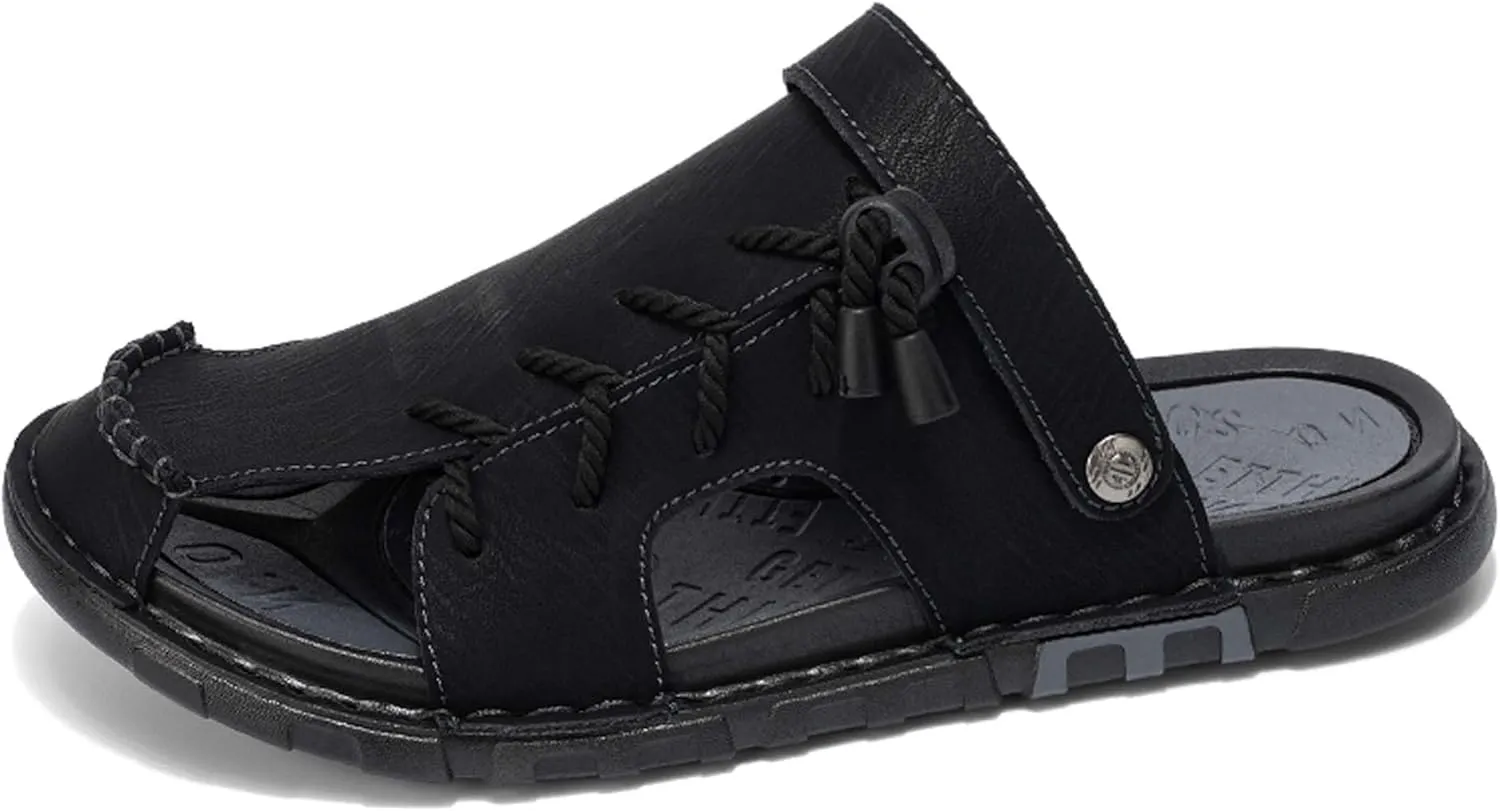 Men's Fashion Sandals Slippers Arch Support Sports Sandals Summer Quick Dry Fisherman Beach Shoes Indoor Outdoor Casual Clogs Garden Shoes