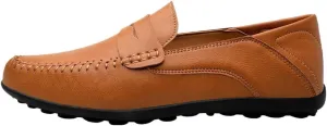 Men's Loafers Slip-On Shoes with Non-Slip Sole Breathable Comfortable Casual Moccasin