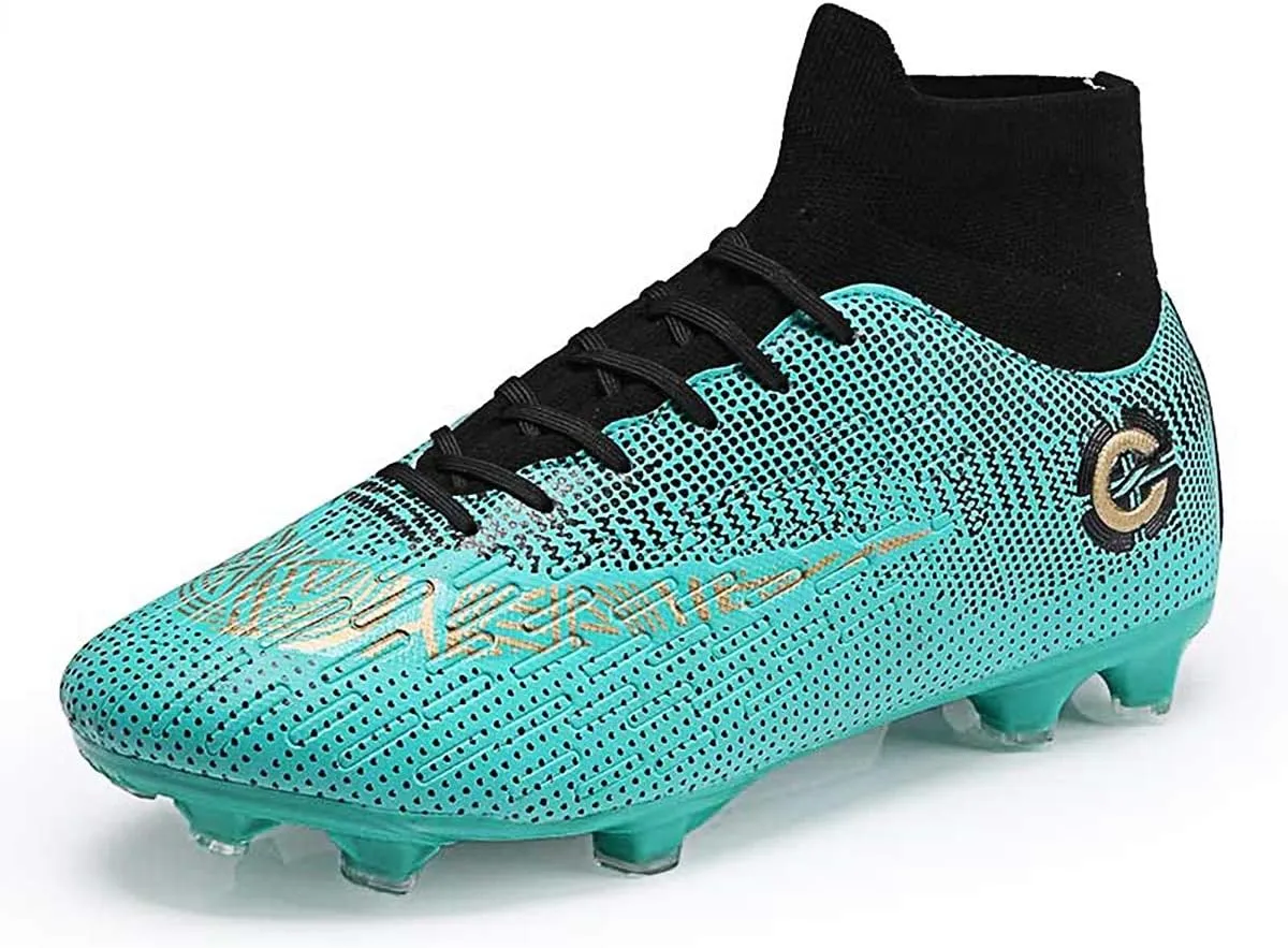 Men's Sports Outdoor Competition/Training Soccer Shoes Boys Football Student Spikes Sneakers