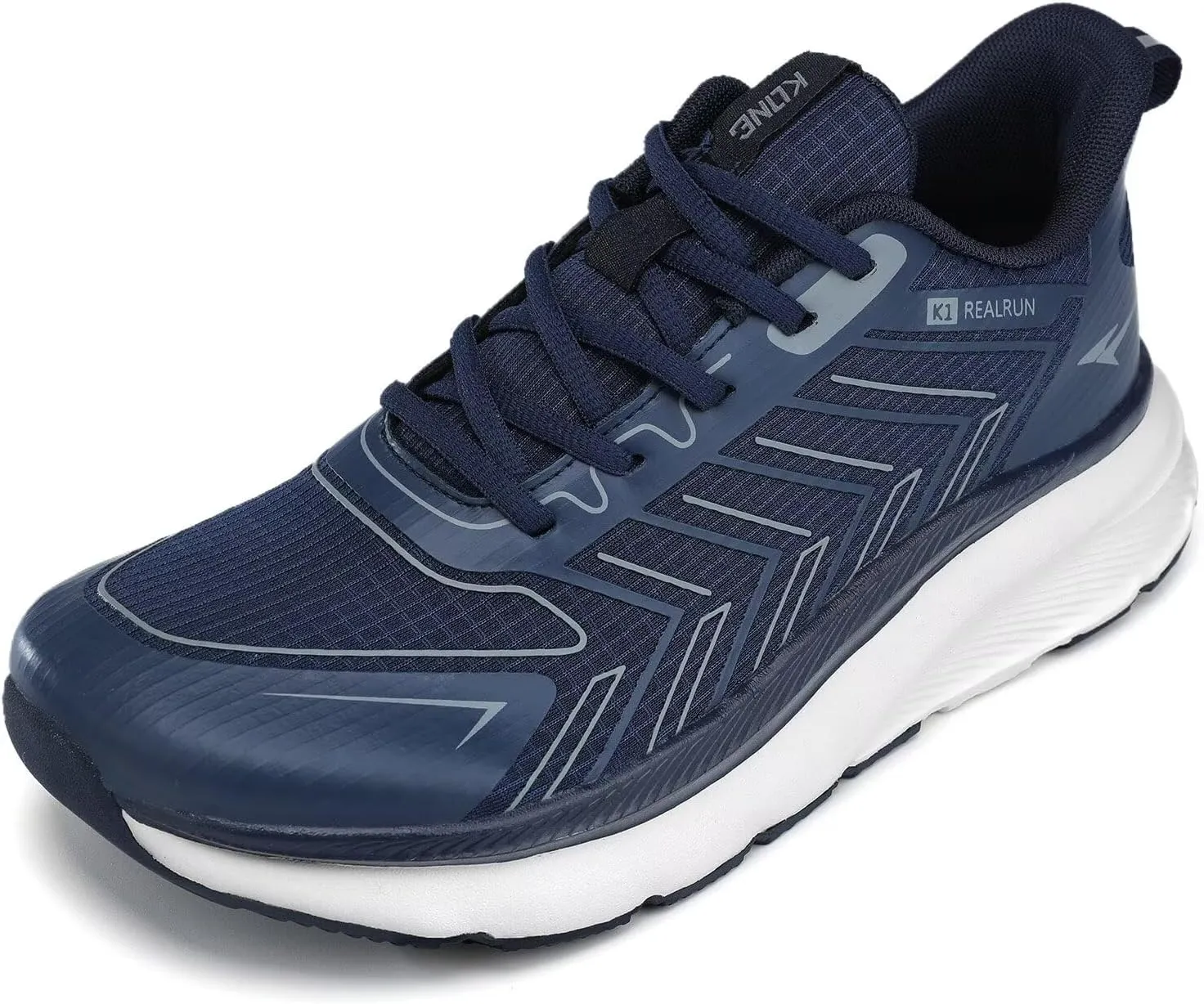 Mens Wide Toe Box Shoes Walking Running Athletic Sport Sneakers Tennis Comfortable Breathable Gym Workout Soft Sole