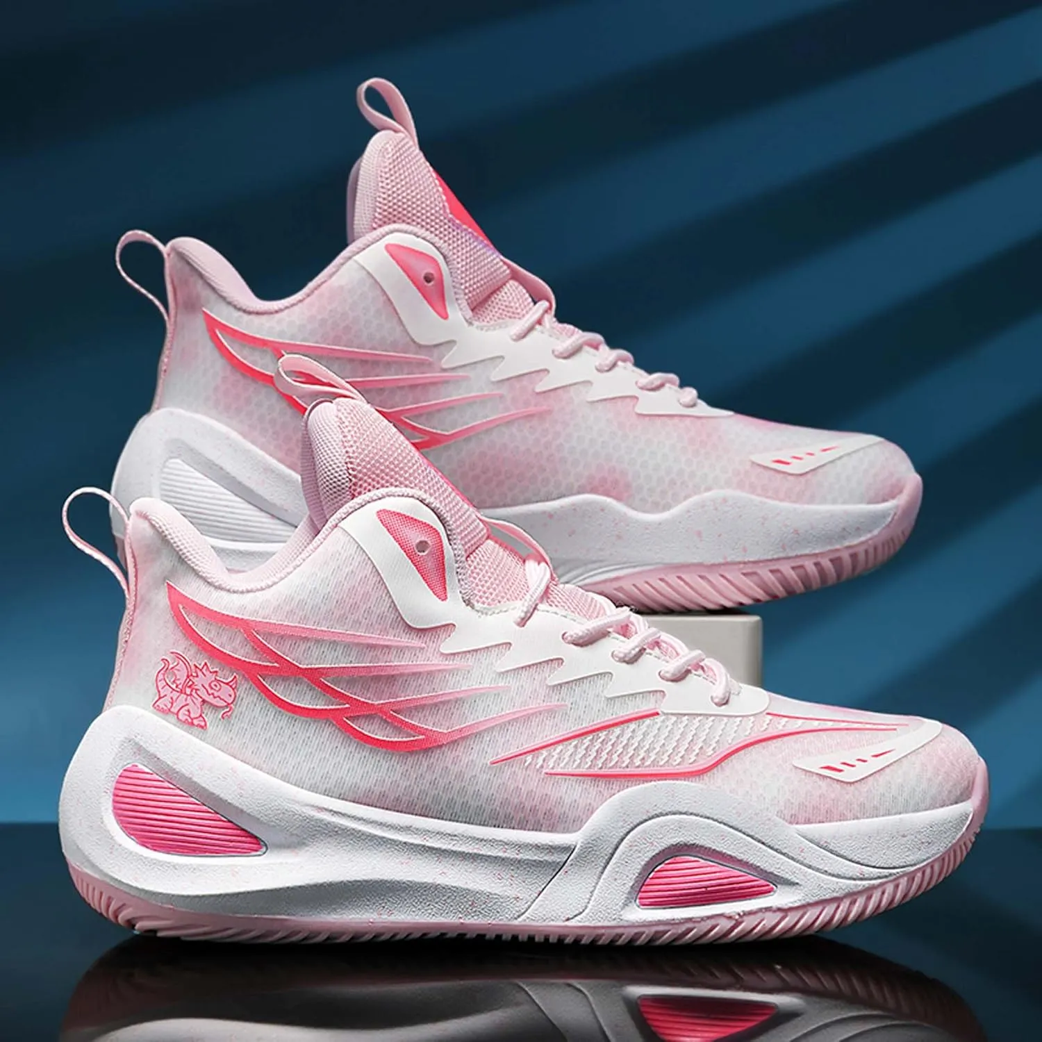 Mens Womens Couples Lace Up Mid Top Casual Sneakers Comfortable and Breathable Running Shoes Rubber Sole Non Slip Basketball Sneakers Walking Shoes Wear Resistant and Durable Fitness Training Shoes