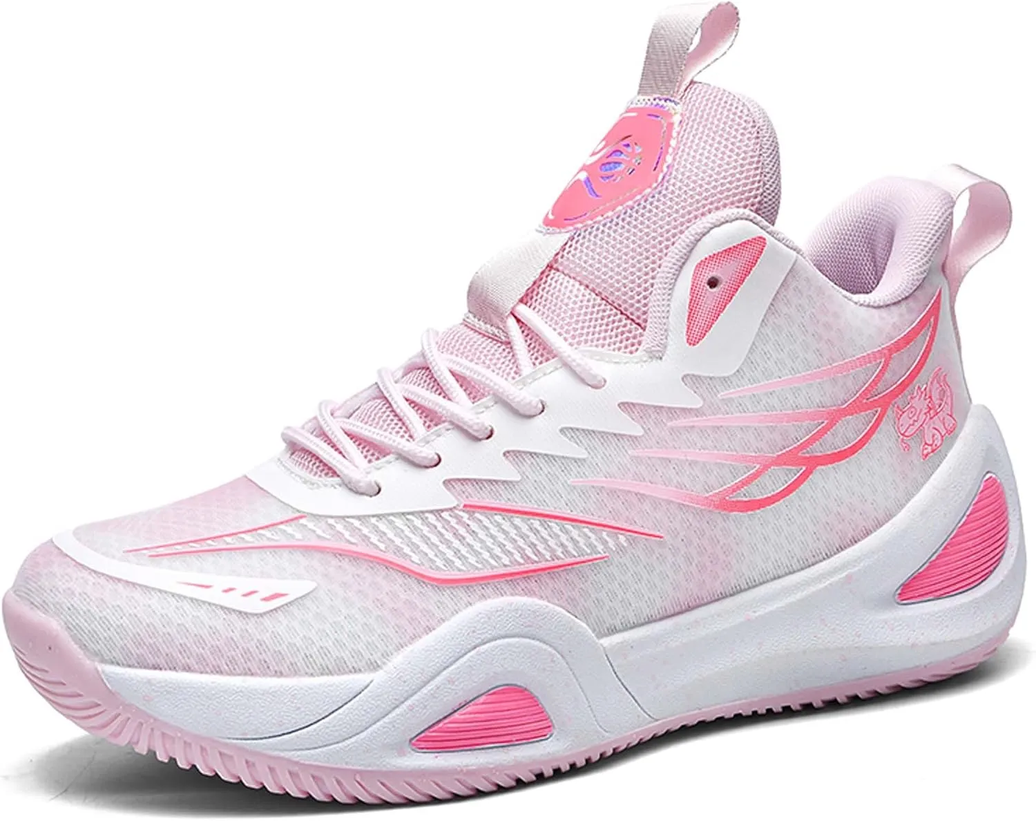 Mens Womens Couples Lace Up Mid Top Casual Sneakers Comfortable and Breathable Running Shoes Rubber Sole Non Slip Basketball Sneakers Walking Shoes Wear Resistant and Durable Fitness Training Shoes